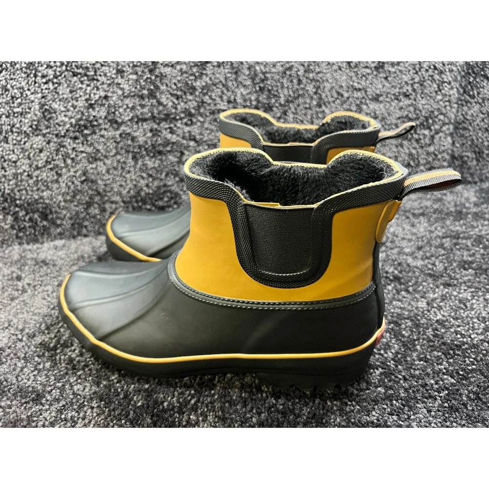 Chooka Women's Chelsea Rainboots Brown Premium Rainwear Waterproof Size 8